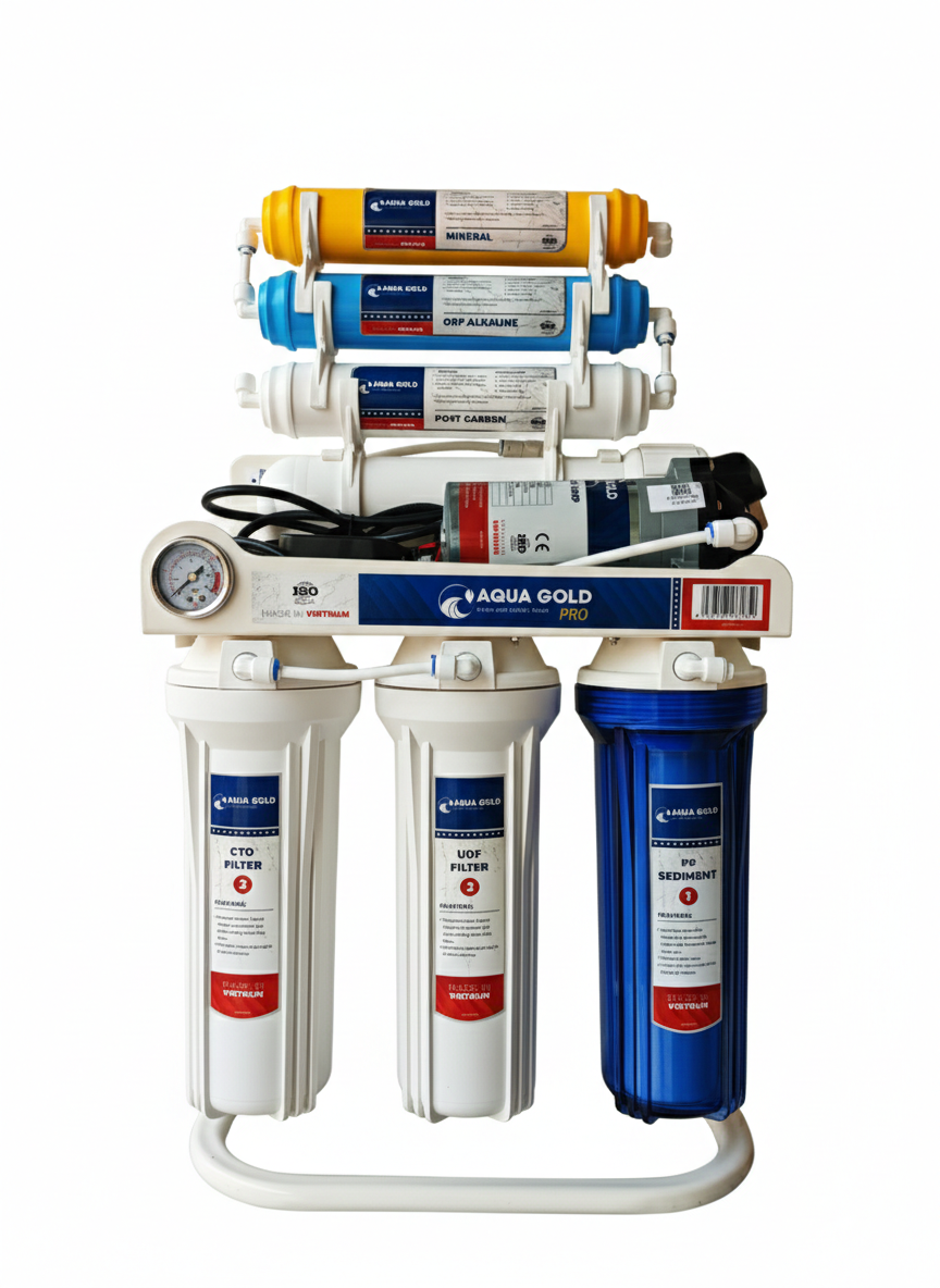 Aqua Gold Pro 7-Stage High Quality RO Water Purifier (Made in Vietnam)