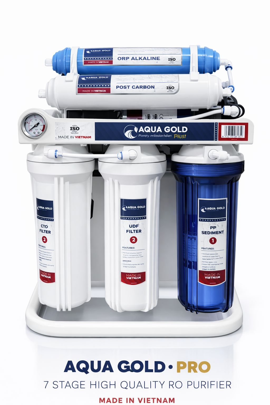 Aqua Gold Pro 7-Stage High Quality RO Water Purifier (Made in Vietnam)